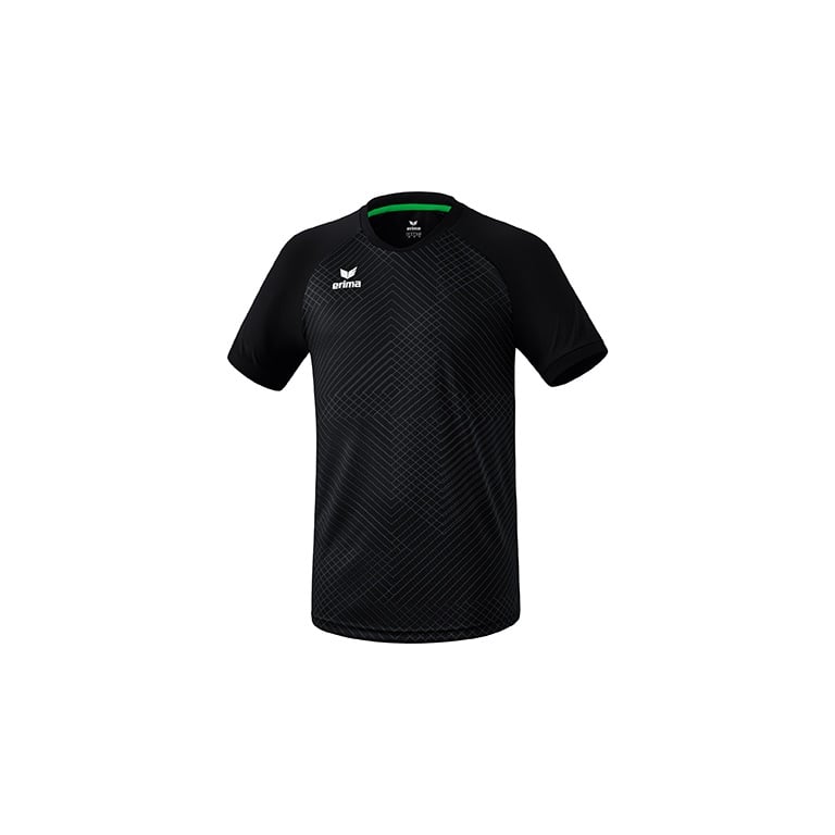 Erima Sport-Tshirt Trikot Madrid (100% Polyester) schwarz Jungen
